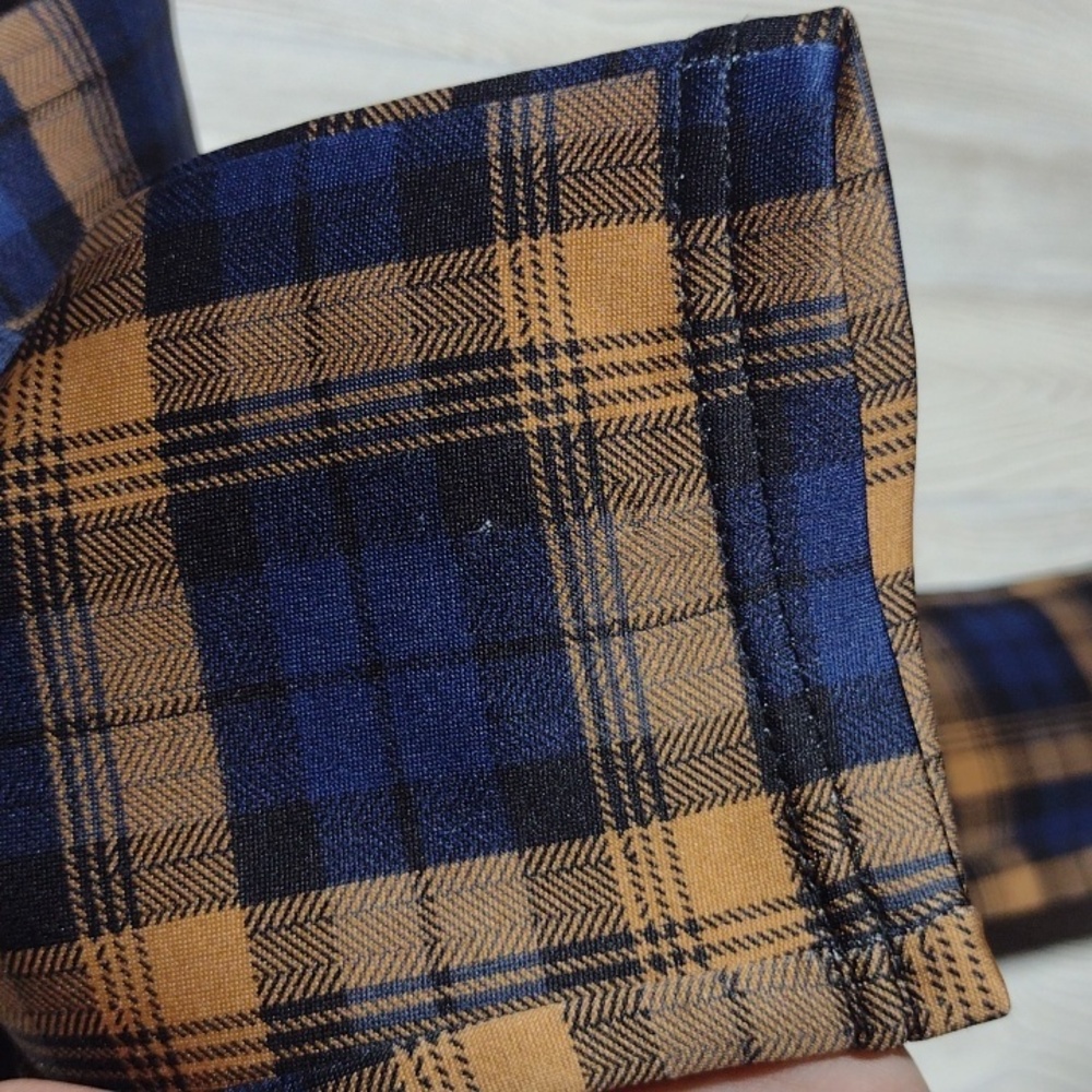 High Rise Plaid Stretch Pants - Picture 11 of 11